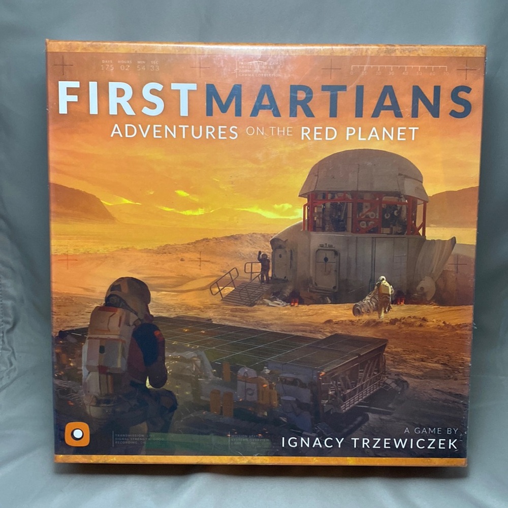 FIRST MARTIANS, Adventures On The Red Planet Game, Brand New-Still Sealed